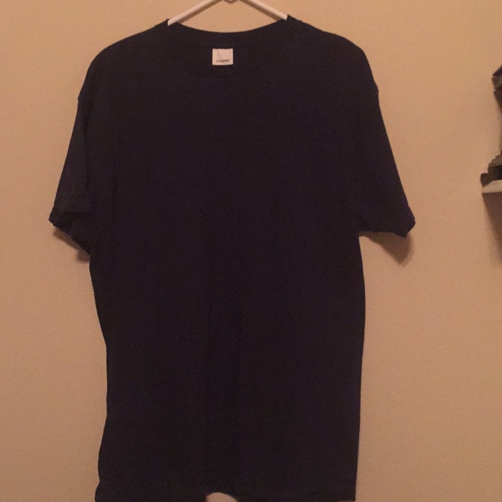 Solid blue tee shirt